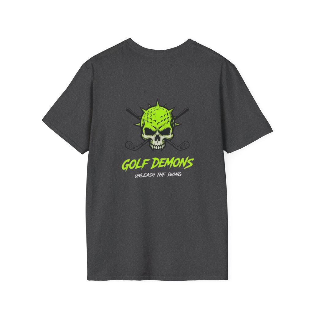 Golf Demons T-Shirt — "Unleash the Swing" Neon Golf Tee