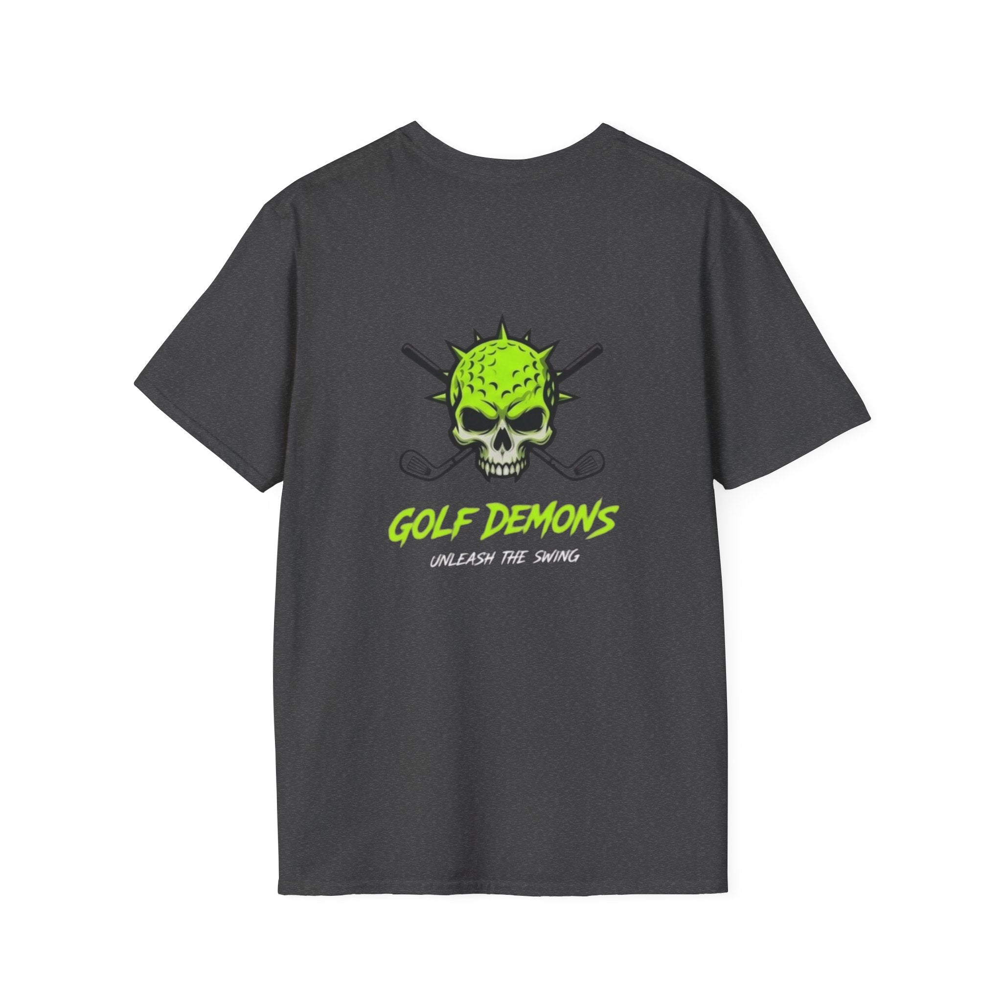 Golf Demons T-Shirt — "Unleash the Swing" Neon Golf Tee