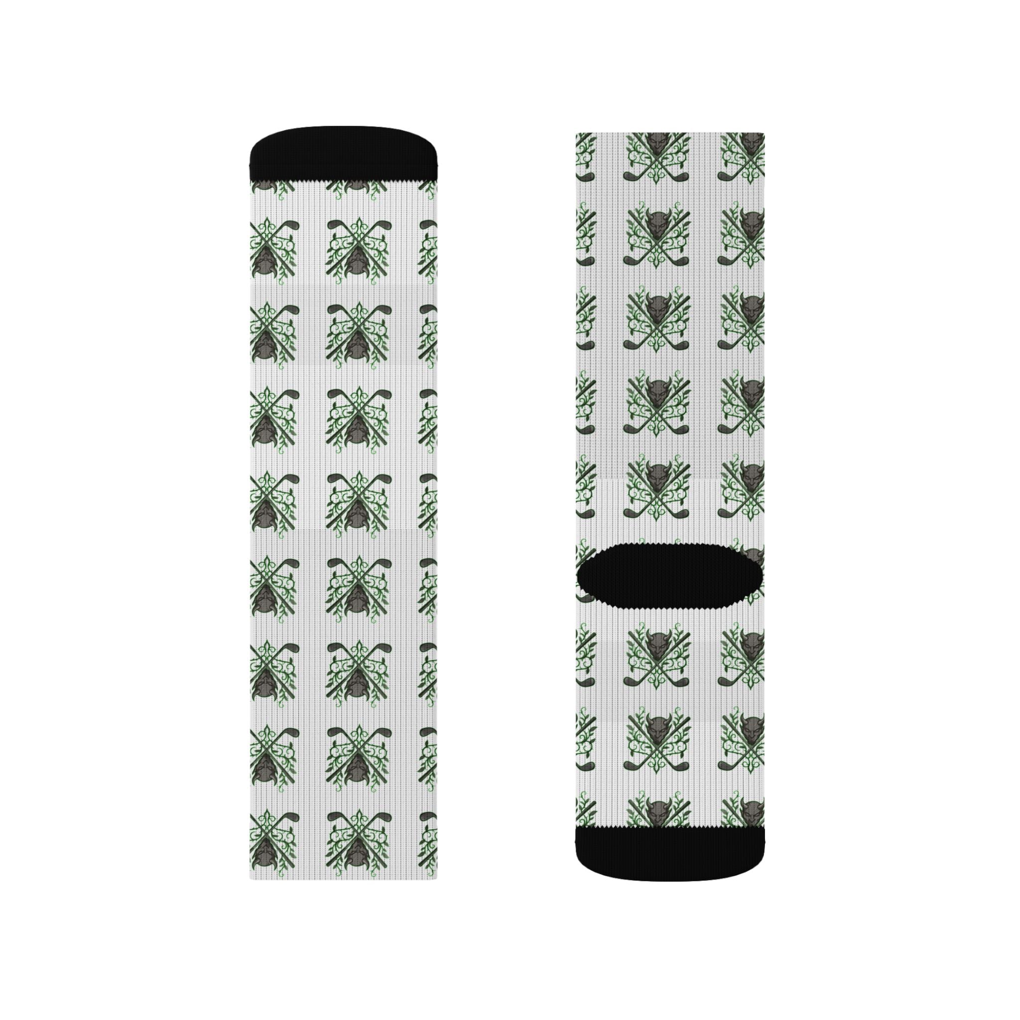 Golf Demons Crew Socks — All-Over Print Golf Socks