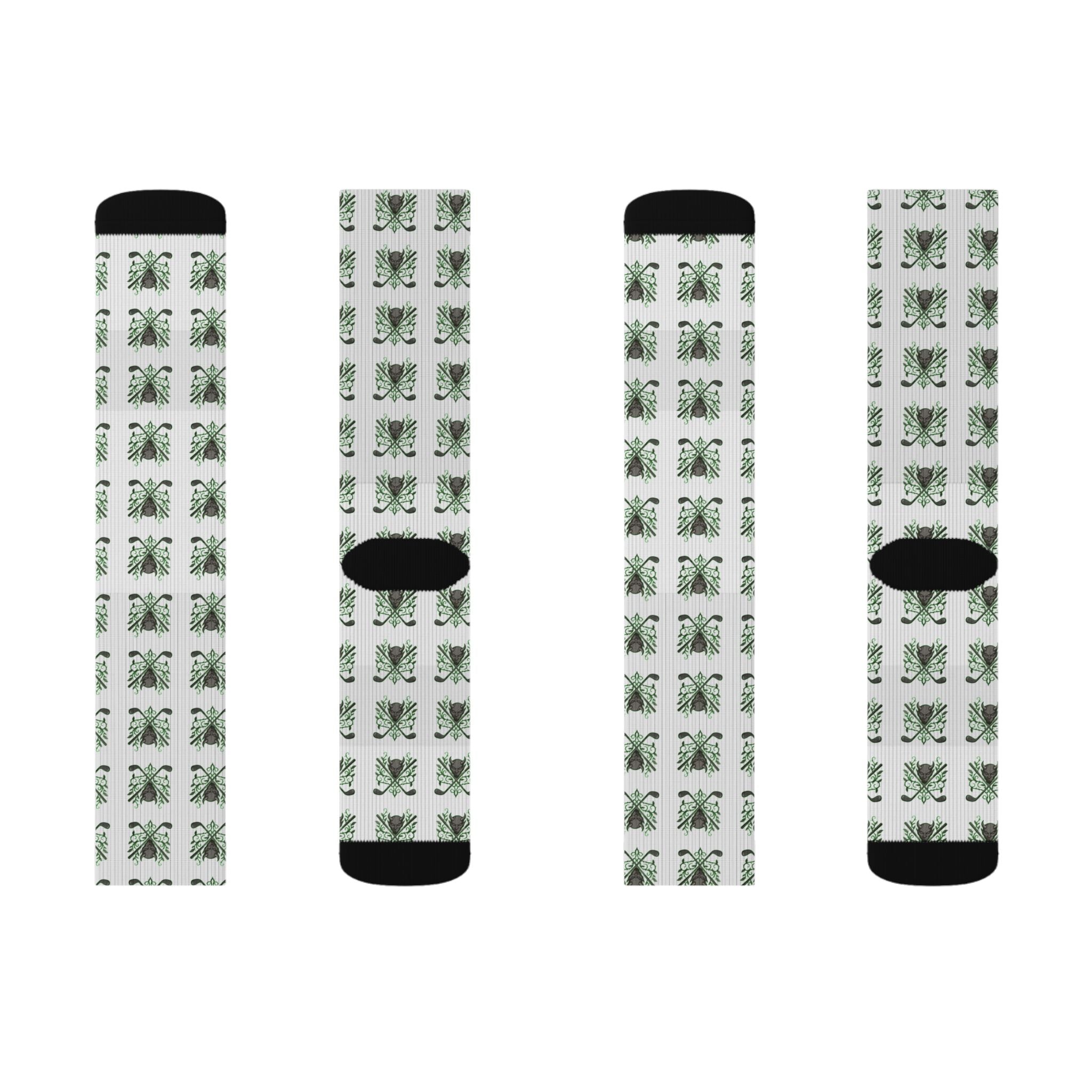 Golf Demons Crew Socks — All-Over Print Golf Socks