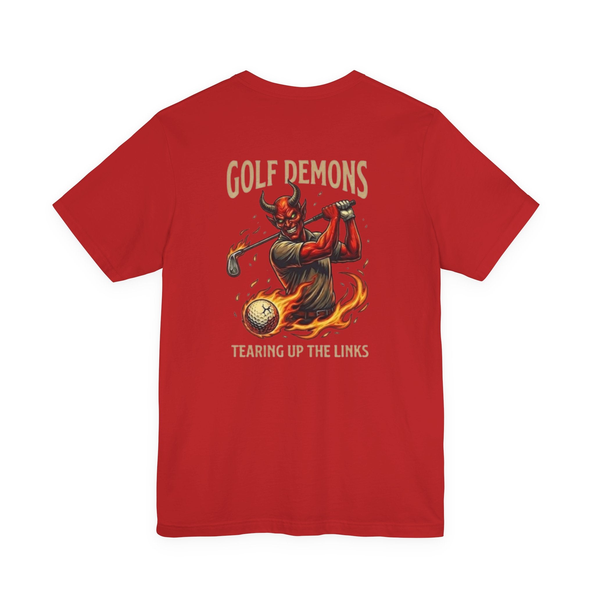Tearing Up the Course — Golf Demons Graphic Tee