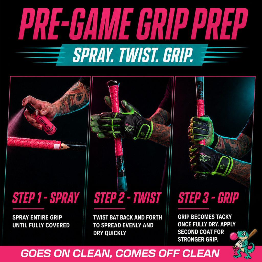 Golf Grip Enhancer — Bubbletack Grip Tack Spray for Golf Clubs