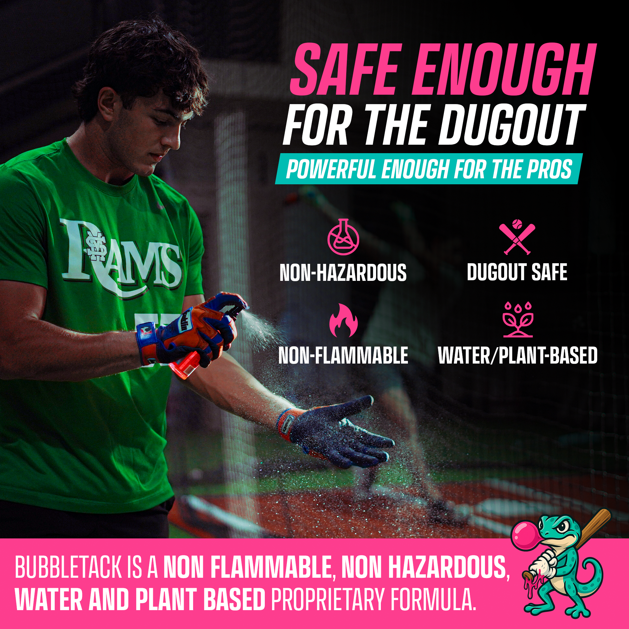 Golf Grip Enhancer — Bubbletack Grip Tack Spray for Golf Clubs