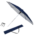 ShadeTee Sport Golf Range Umbrella with Telescopic Pole - Navy Blue