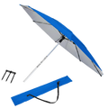 ShadeTee Sport Golf Range Umbrella with Telescopic Pole - Pinehurst Skies Blue