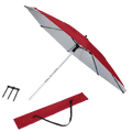 ShadeTee Sport Golf Range Umbrella with Telescopic Pole - Red