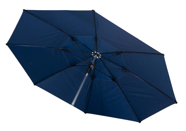 ShadeTee Golf Range Umbrella with Telescopic Pole - Navy Blue