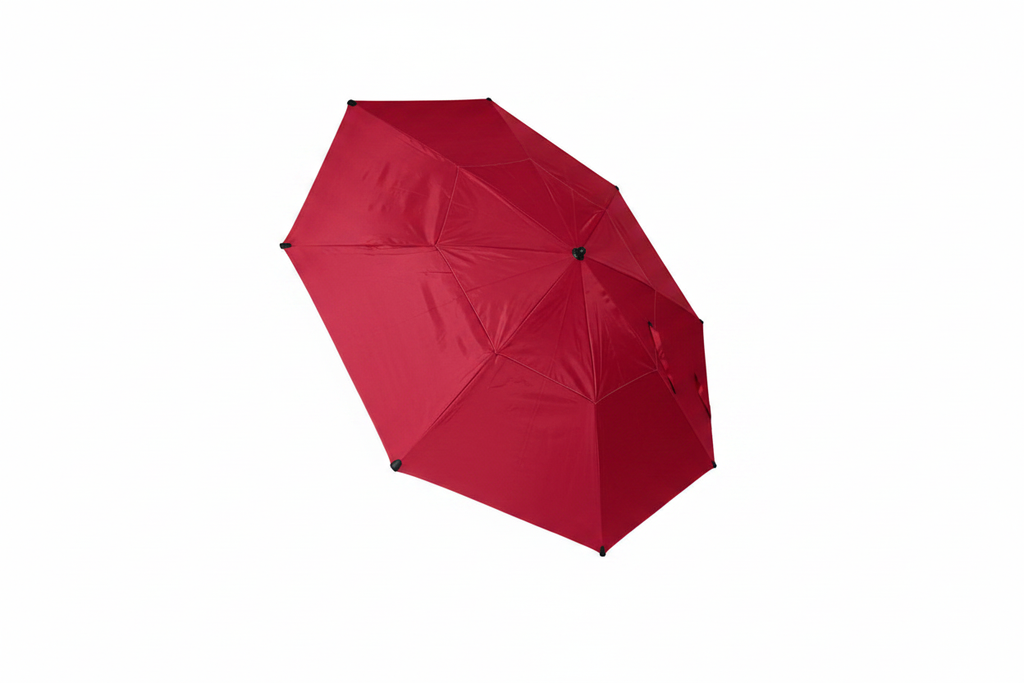 ShadeTee Sport Golf Range Umbrella with Telescopic Pole - Red