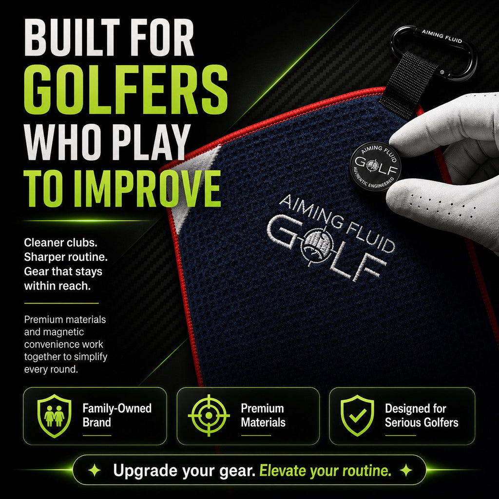 Magna-Anchor™ Magnetic Golf Towel – Stubby (16×24)