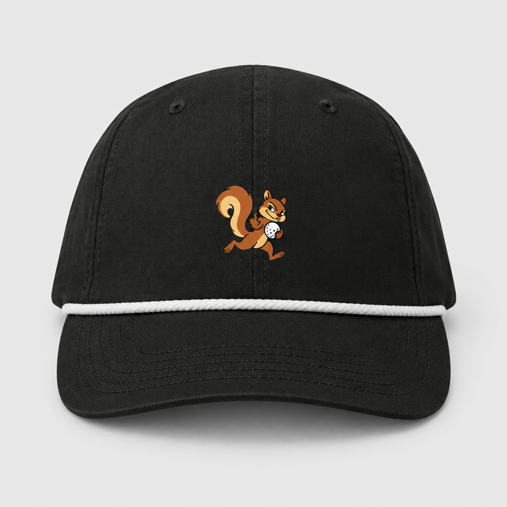 Ball Bandit black and white hat mockup