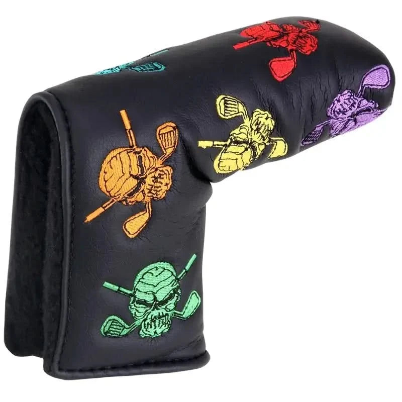 Dancing Skulls Putter Cover - Blade Style (Multicolor)