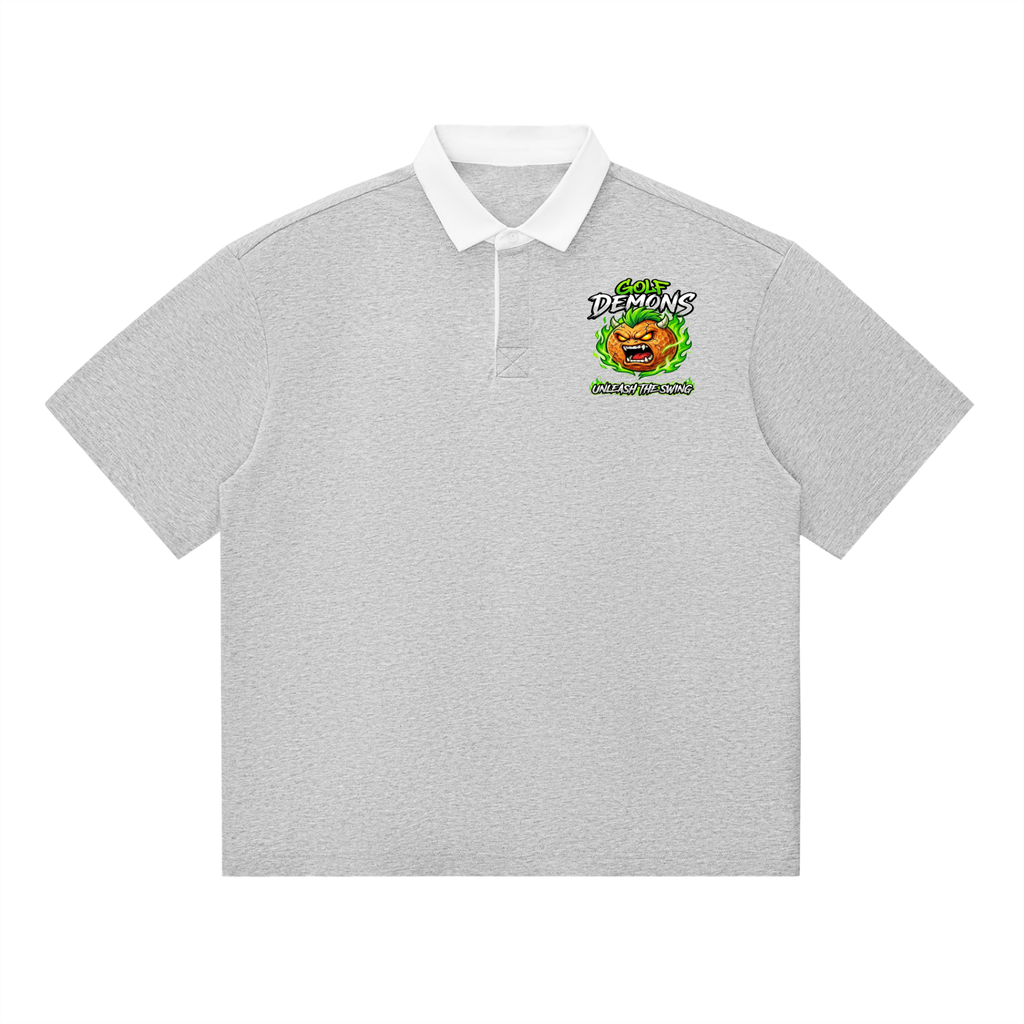 Golf Demons Essential Contrast Polo Shirt