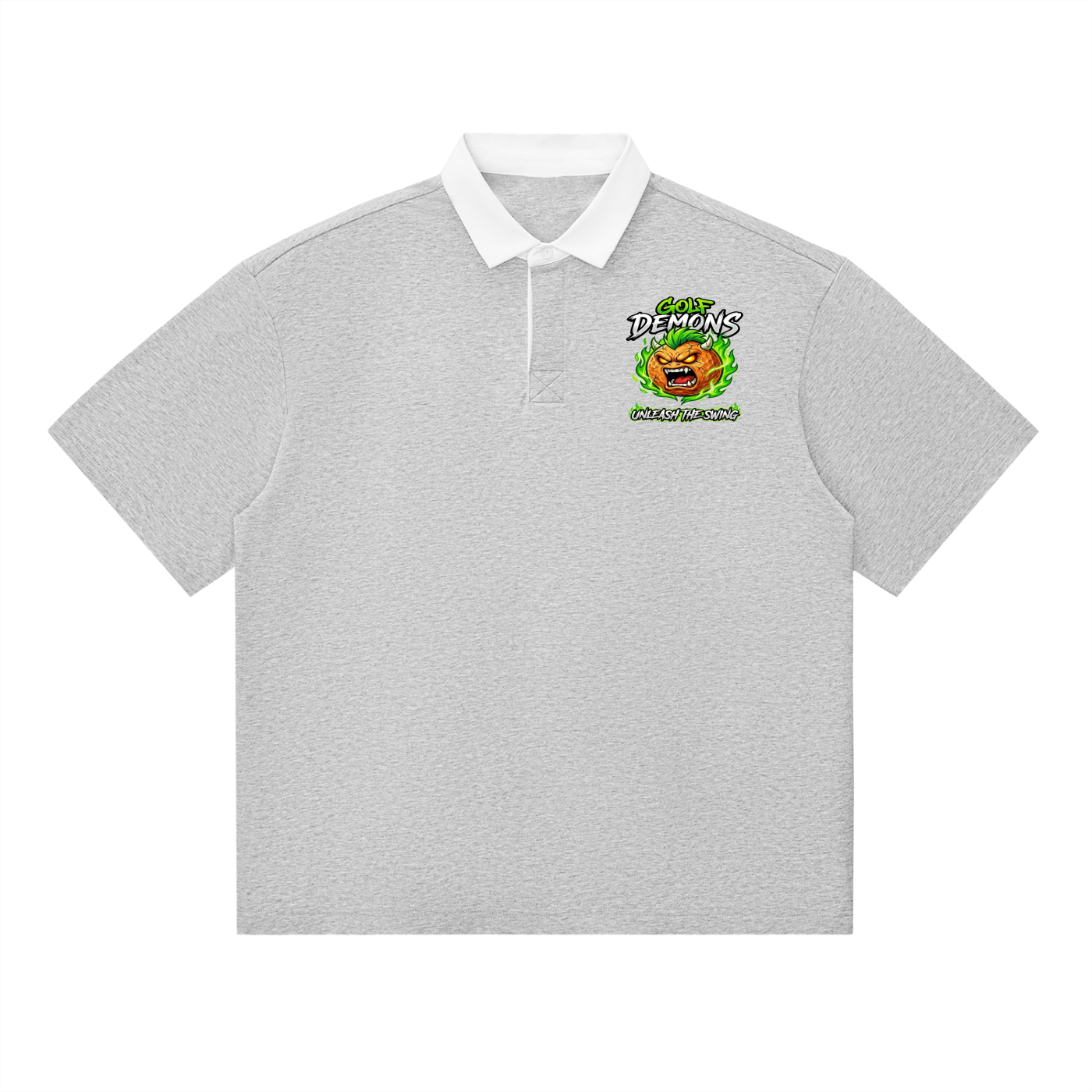 Golf Demons Essential Contrast Polo Shirt