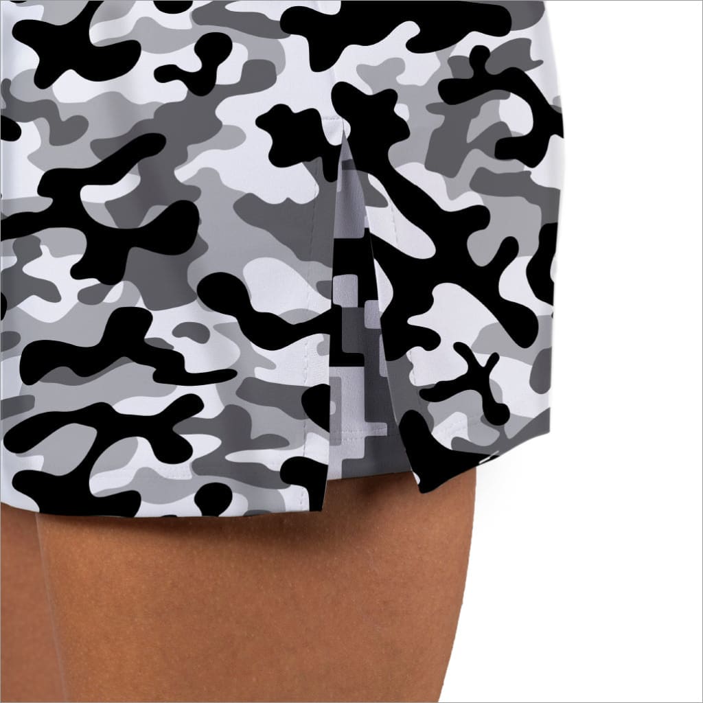 CAMO BLACK SKORT