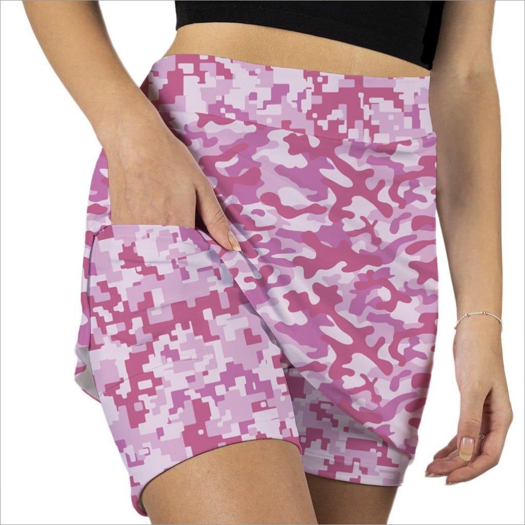 CAMO PINK SKORT
