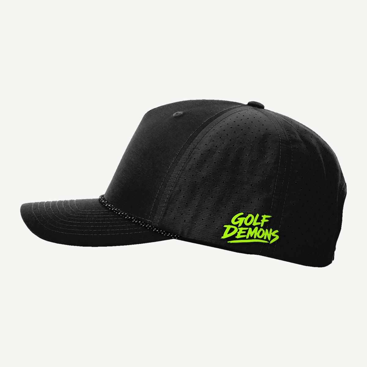 The Demon — Golf Demons Rope Hat (Black)
