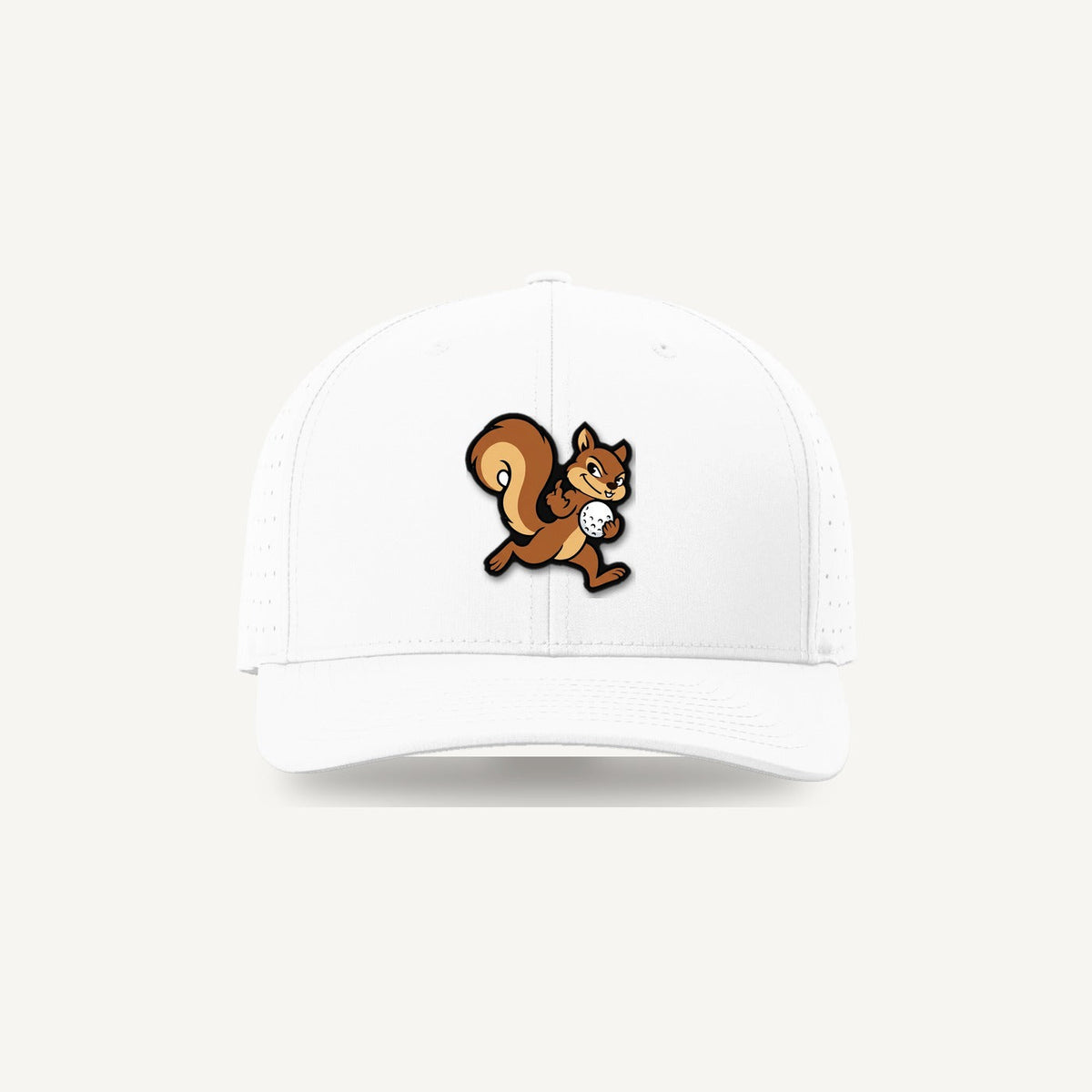 The Ball Bandit — Golf Demons Performance Hat (White)