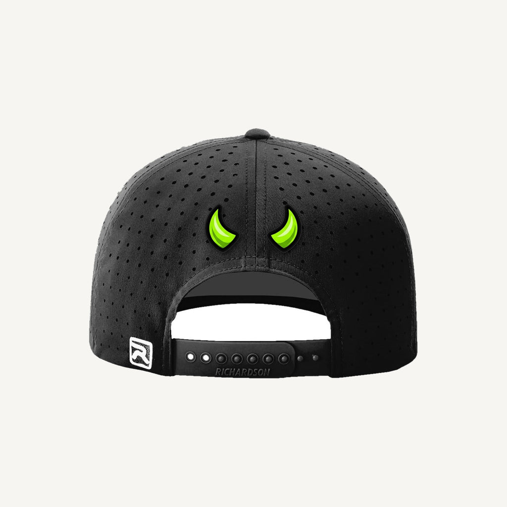 The BOB & Crossed Clubs — Golf Demons Performance Hat (Black)