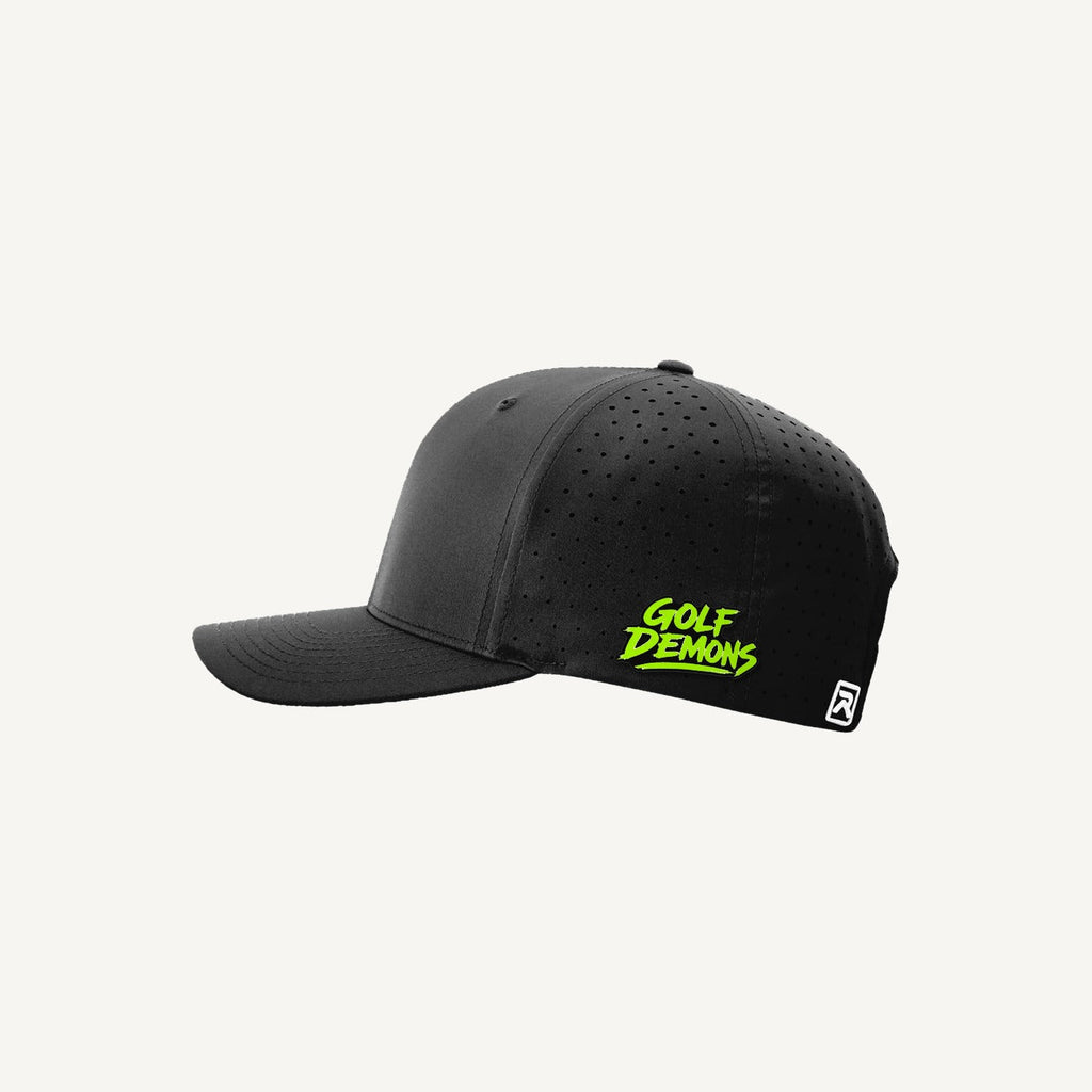 The BOB & Crossed Clubs — Golf Demons Performance Hat (Black)