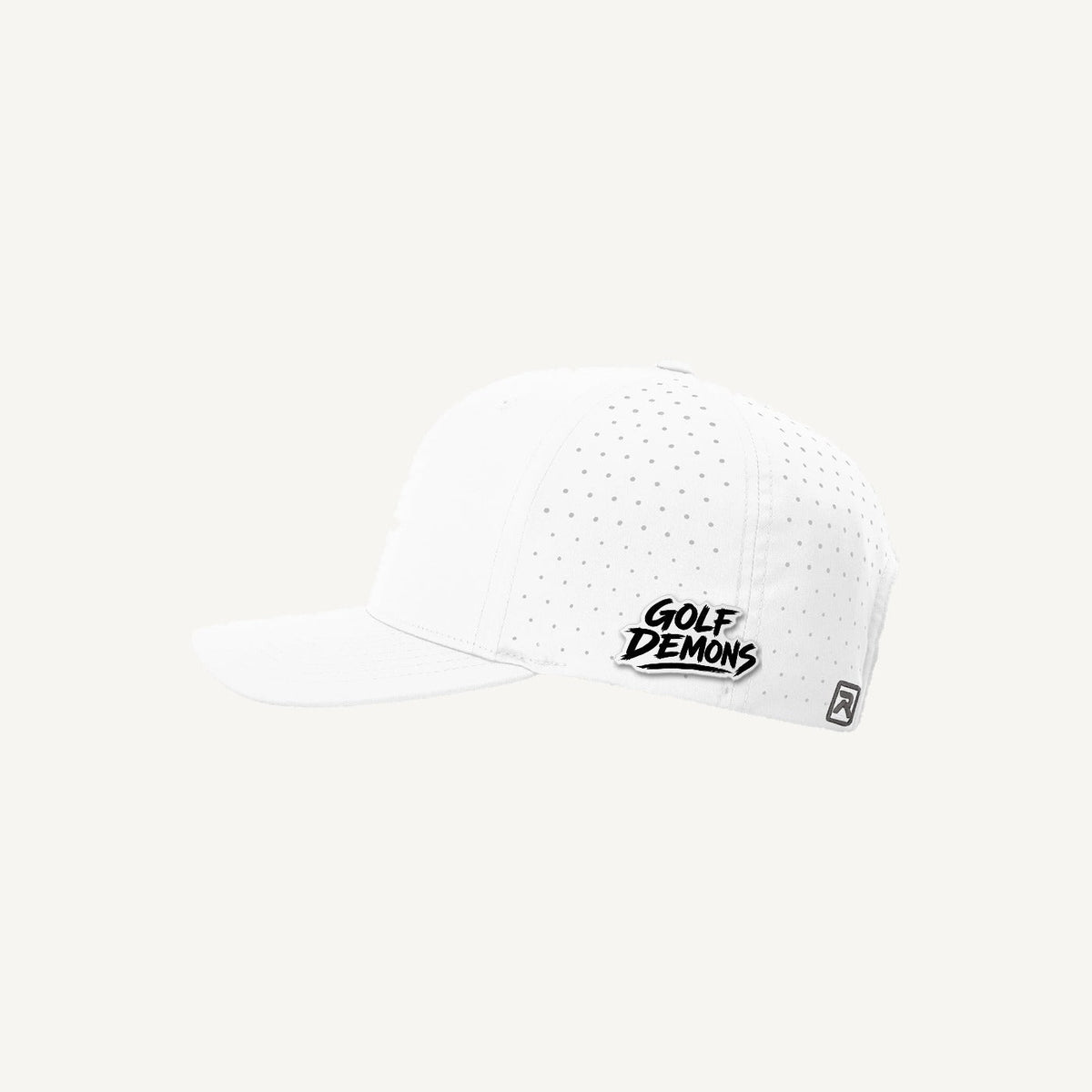 The Flag Girl — Golf Demons Performance Hat (White)