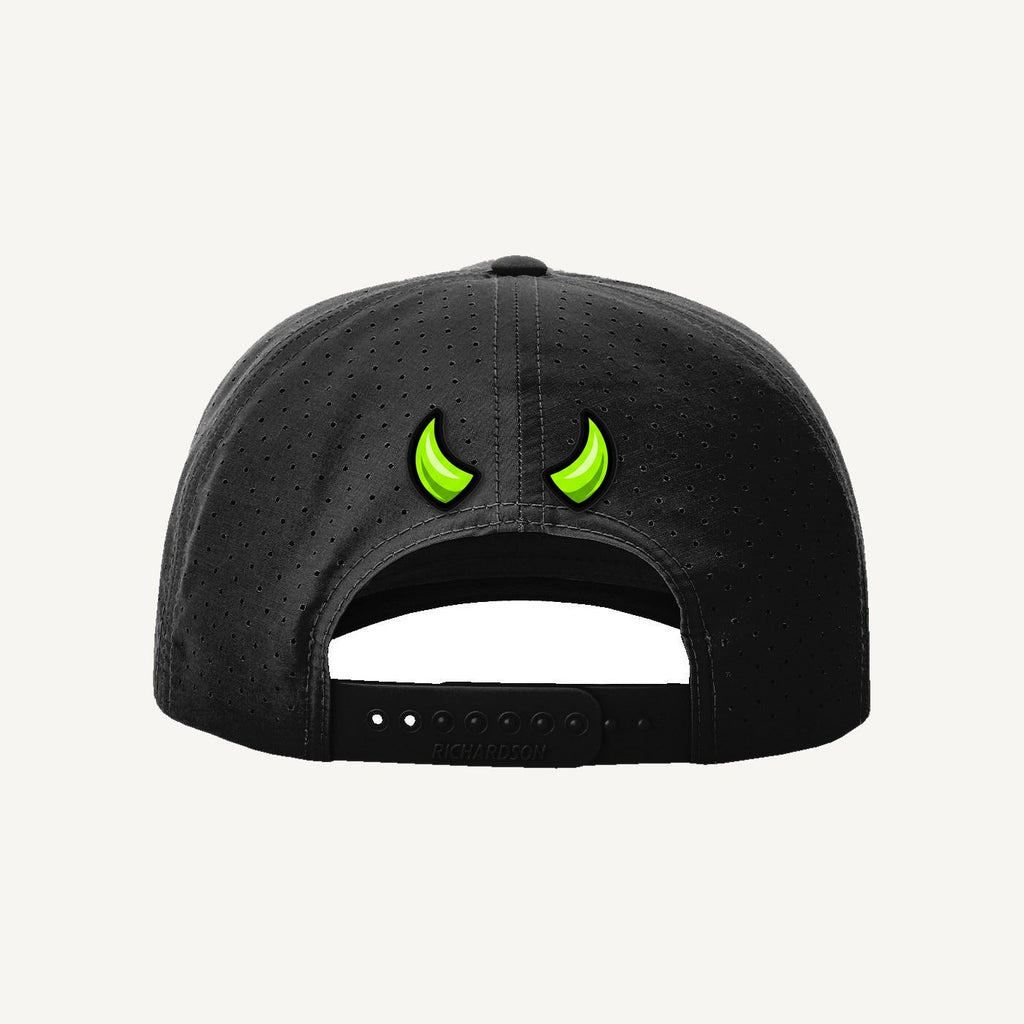 The BOB & Crossed Clubs — Golf Demons Rope Hat (Black)
