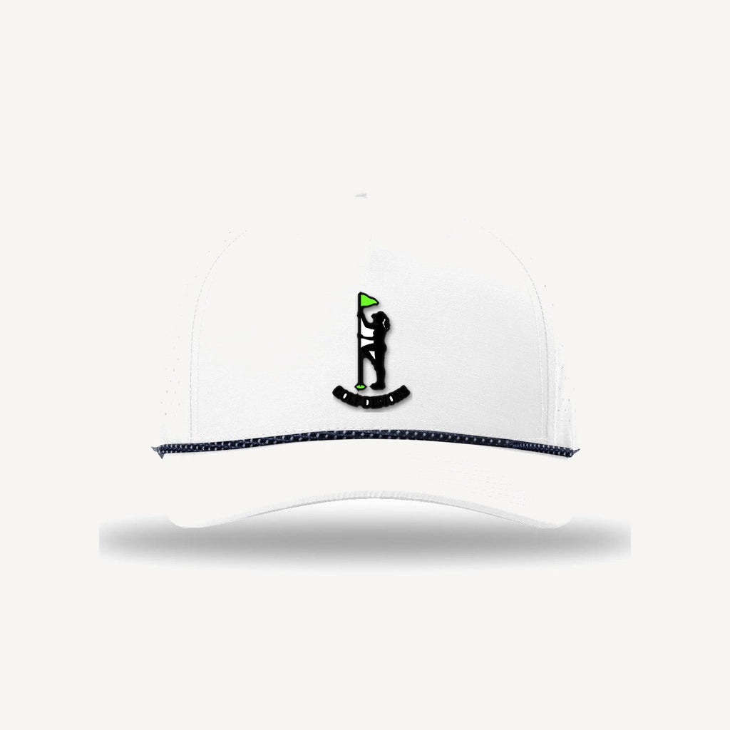 The Flag Girl — Golf Demons Rope Hat (White)