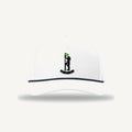 The Flag Girl — Golf Demons Rope Hat (White)