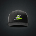 Golf Demons Performance BOB hat with matching charcoal studio styling
