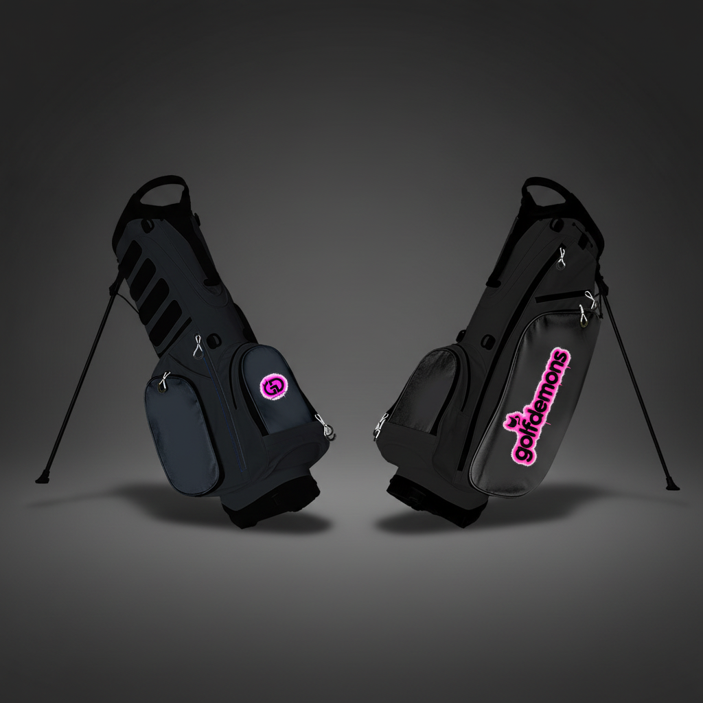 Golf Demons Static Series Black/Pink golf bag listing image