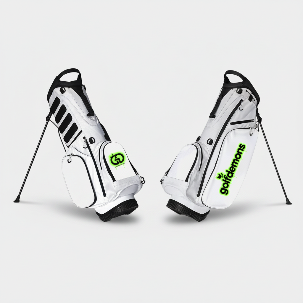 Golf Demons Static Series White/Green golf bag listing image