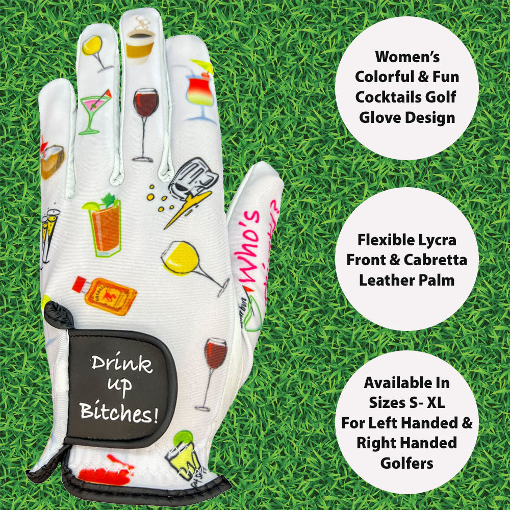 Giggle Golf Drink Up Women's Golf Glove