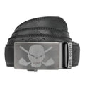 Leather Ratchet Belt - One Size Fits Most (Black)