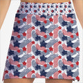 STAR SPANGLED PATTERN SKORT